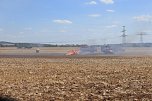 Verhinderter Feldbrand heute Mittag (Foto: S.Dietzel)