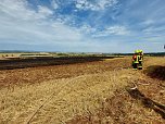 Flächenbrand bei Trebra (Foto: Feuerwehr Lipprechterode/Silvio Dietzel)