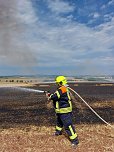 Flächenbrand bei Trebra (Foto: Feuerwehr Lipprechterode/Silvio Dietzel)