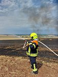 Flächenbrand bei Trebra (Foto: Feuerwehr Lipprechterode/Silvio Dietzel)