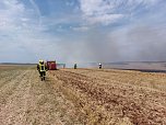 Flächenbrand bei Trebra (Foto: Feuerwehr Lipprechterode/Silvio Dietzel)