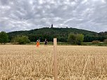 Am Fuße des Kyffhäuser entsteht ein Bodenbild zu Ehren Friedrich Barbarossas (Foto: Kyffhäuser-Denkmal)