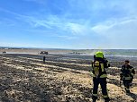 Feldbrand Bein Obermehler (Foto: Feuerwehr Obermehler/Feuerwehr Ebeleben/Silvio Dietzel)