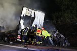 Fahrzeugbrand auf der A38 (Foto: S. Dietzel)