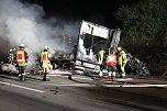 Fahrzeugbrand auf der A38 (Foto: S. Dietzel)