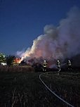 Brand im Agrarbetrieb in Gorsleben (Foto:  Feuerwehr Heldrungen/Silvio Dietzel)