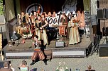 Mit einem phantastischen Spektakel und die Verabschiedung aller Akteure, endete das 28. Mittelalterfest von Bad Langensalza (Foto: Eva Maria Wiegand)