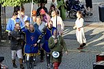 Mit einem phantastischen Spektakel und die Verabschiedung aller Akteure, endete das 28. Mittelalterfest von Bad Langensalza (Foto: Eva Maria Wiegand)