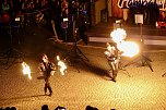 Atemberaubendes Feuerspektakel auf dem Töpfermarkt in Bad Langensalza  (Foto: Eva Maria Wiegand)