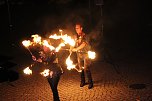 Atemberaubendes Feuerspektakel auf dem Töpfermarkt in Bad Langensalza  (Foto: Eva Maria Wiegand)