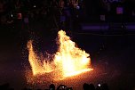 Atemberaubendes Feuerspektakel auf dem Töpfermarkt in Bad Langensalza  (Foto: Eva Maria Wiegand)