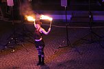 Atemberaubendes Feuerspektakel auf dem Töpfermarkt in Bad Langensalza  (Foto: Eva Maria Wiegand)