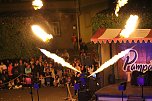 Atemberaubendes Feuerspektakel auf dem Töpfermarkt in Bad Langensalza (Foto: Eva Maria Wiegand)