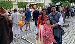 Sakura Leyenna gab eine Audienz zum Mittelaterstadtfest (Foto: C.Kosiol)