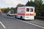 Schwerer Unfall auf der A38 (Foto: S. Dietzel)