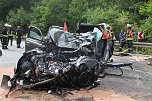 Unfall auf der Bundesstraße 249 nahe Sondershausen (Foto: S.Dietzel)