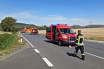 Schwerer Unfall bei Breitenworbis  (Foto: Feuerwehr Breitenworbis/Silvio Dietzel)