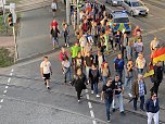 Montagsdemo in Nordhausen (Foto: oas)