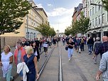 Montagsdemo in Nordhausen (Foto: oas)