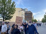 Montagsdemo in Nordhausen (Foto: oas)