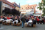 Vorstellung des neuen THC-Teams gestern auf dem Langensalzaer Neumarkt (Foto: oas)