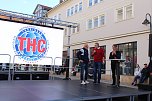 Vorstellung des neuen THC-Teams gestern auf dem Langensalzaer Neumarkt (Foto: oas)