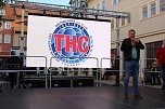 Vorstellung des neuen THC-Teams gestern auf dem Langensalzaer Neumarkt (Foto: oas)