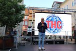 Vorstellung des neuen THC-Teams gestern auf dem Langensalzaer Neumarkt (Foto: oas)