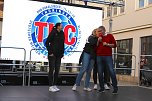 Vorstellung des neuen THC-Teams gestern auf dem Langensalzaer Neumarkt (Foto: oas)