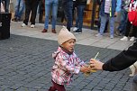 Vorstellung des neuen THC-Teams gestern auf dem Langensalzaer Neumarkt (Foto: oas)