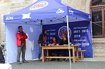 Vorstellung des neuen THC-Teams gestern auf dem Langensalzaer Neumarkt (Foto: oas)