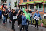 Demonstrationszug durch die Nordhäuser Innenstadt (Foto: agl)