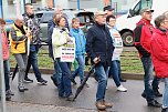 Demonstrationszug durch die Nordhäuser Innenstadt (Foto: agl)