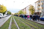 Demonstrationszug durch die Nordhäuser Innenstadt (Foto: agl)