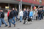 "Bürgerbewegung" durch die Nordhäuser Innenstadt (Foto: oas)