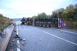 KKW kippt auf der A38 um (Foto: S.Dietzel)