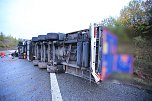 KKW kippt auf der A38 um (Foto: S.Dietzel)