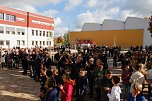 Es "Schillert" in Bleicherode - der Umbau des Gymnasiums wurde heute offiziell beendet (Foto: agl)