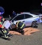 Unfall und Fahrerflucht bei Ebeleben (Foto: Feuerwehr Ebeleben/Silvio Dietzel  )