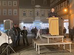 Dritte Kundgebung gegen die Energiepolitik der Bundesregierung in Bad Langensalza  (Foto: oas)