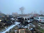 Fünf Autos wurden in Feldengel angezündet (Foto: S. Dietzel)