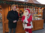 Auf dem Sondershäuser Weihnachtsmarkt (Foto: Stadtverwaltung Sondershausen)