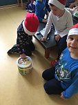 Freude in Bielen: der Weihnachtsmann war da (Foto: Der Weihnachtsmann kam zu den Kindern der Kita „Sonnenschein“ und brachte schöne Geschenke vom Förderverein. Die Freude der Kinder war riesengroß! ...)