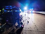 Autobahnunfall gestern Abend (Foto: S.Dietzel)