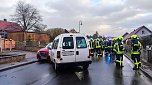 Crash bei Günzerode (Foto: Feuerwehr Großwechsungen/Silvio Dietzel)
