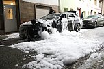 Fahrzeug in Bad Frankenhausen brannte (Foto: S.Dietzel)