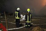 Brennender Strohballen in Westerengel (Foto: S. Dietzel)