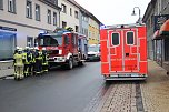 Wohnungsbrand in Neustadt/ Greußen forderte zwei Personen mit Rauchgasvergiftung (Foto: S. Dietzel)