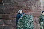 Vizepräsidentin des Thüringer Landtags, Frau Doroteha Marx (SPD) spricht zur Verleihung des Fahnenbandes vor dem Kyffhäuser Denkmal (Foto: Eva Maria Wiegand)