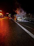Brand auf der Autobahn  (Foto: Feuerwehr Heldrungen/Silvio Dietzel)